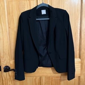 HALOGEN Black Lined Blazer Jacket
